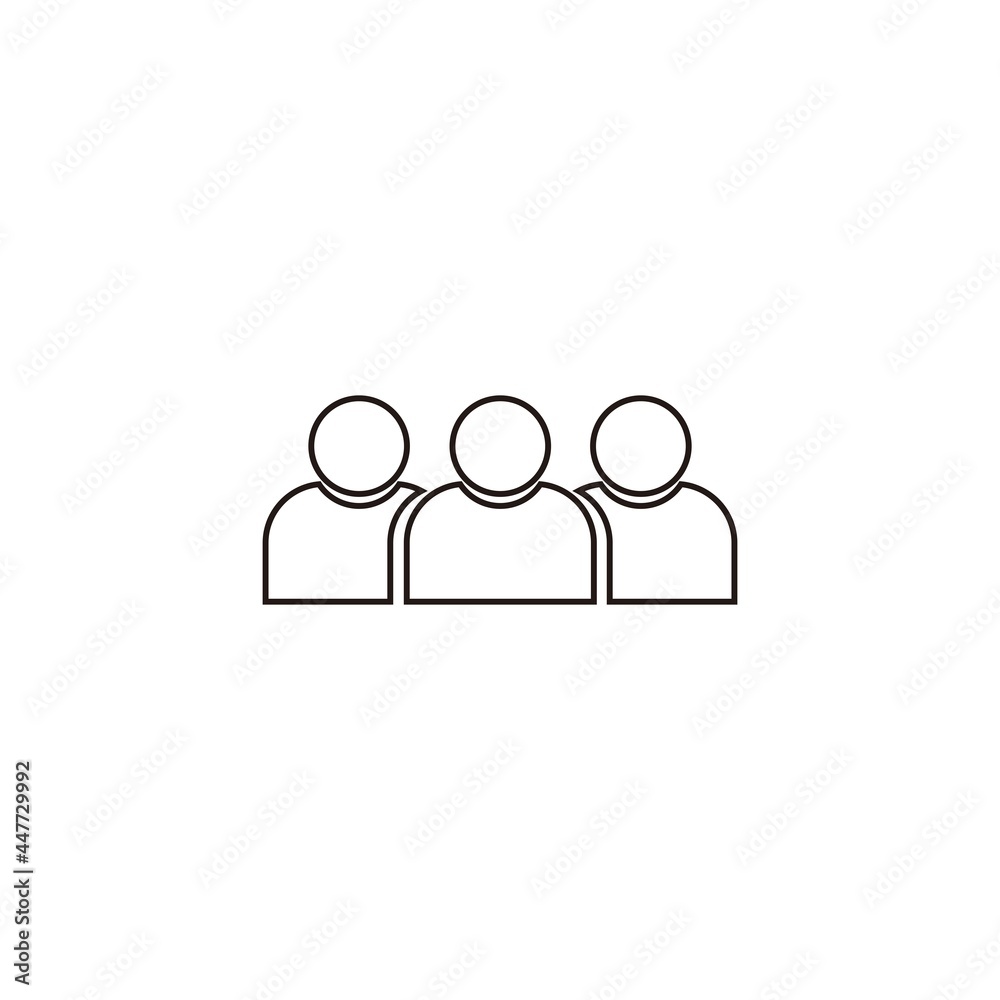 group icon, teamwork icon, vector symbol illustration group icon, teamwork icon, vector symbol illustration