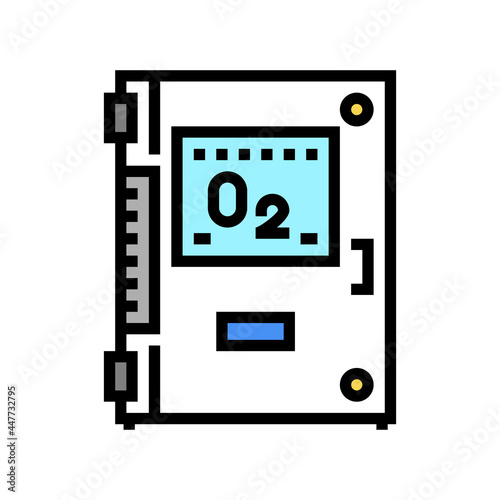 pool ozonator color icon vector. pool ozonator sign. isolated symbol illustration