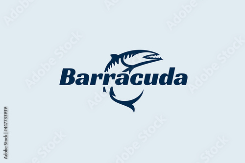 barracuda logo vector graphic for any business. photo