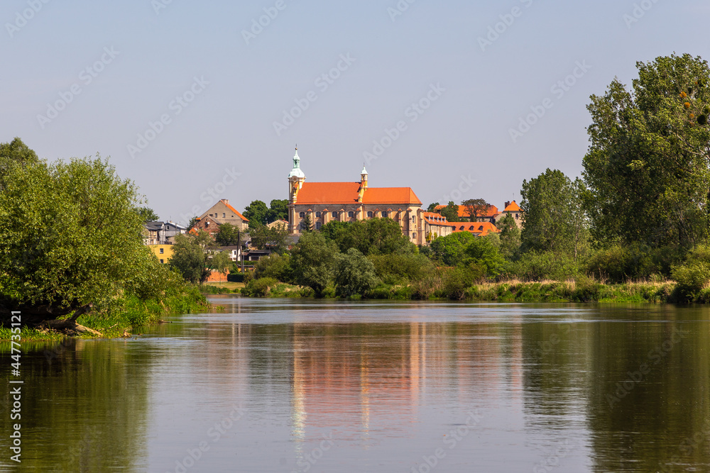 Obraz premium Historic remains of the castle in Pyzdry, Poland.