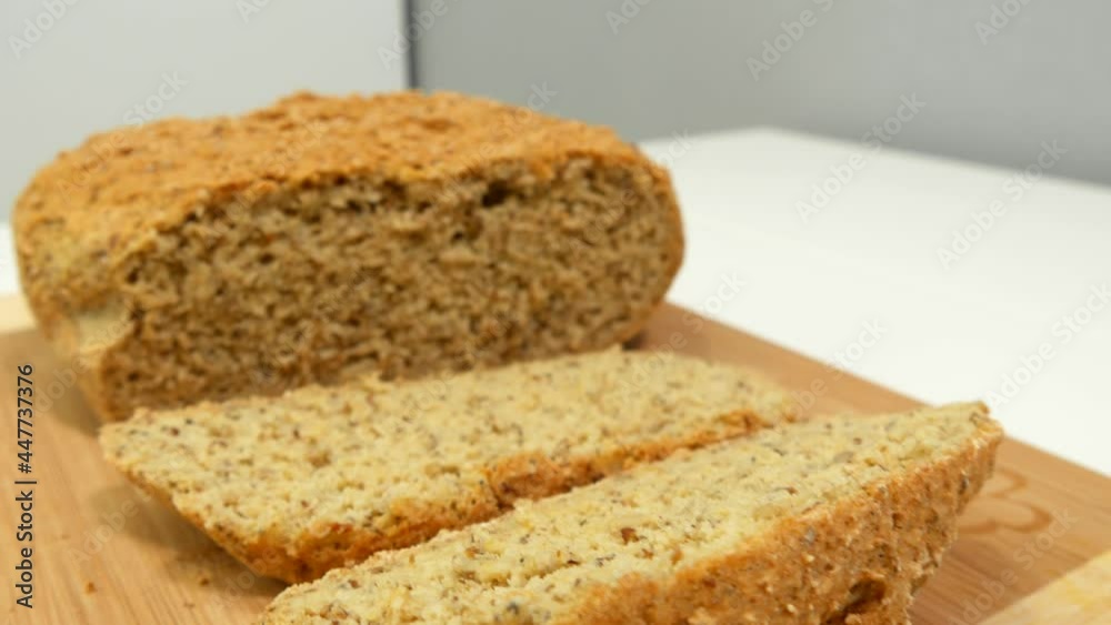 Homemade bread in the kitchen Homemade bread in the kitchen