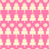 Cake Pattern Background Design