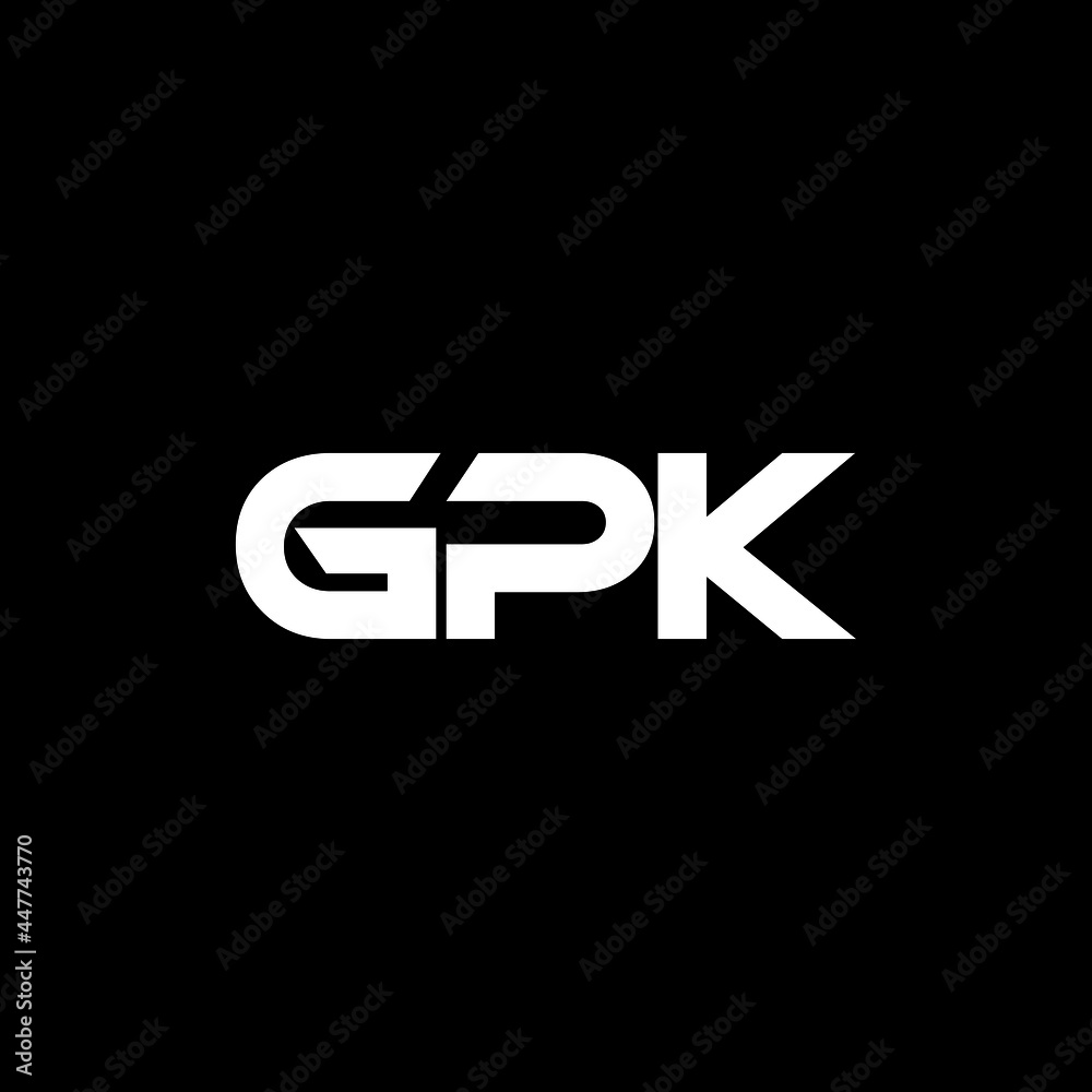 GPK letter logo design with black background in illustrator, vector logo modern alphabet font overlap style. calligraphy designs for logo, Poster, Invitation, etc. GPK letter logo design with black background in illustrator, vector logo modern alphabet font overlap style. calligraphy designs for logo, Poster, Invitation, etc.