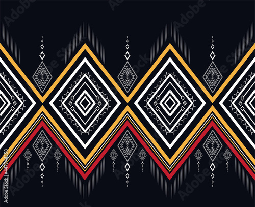 
DARK Geometric ethnic pattern traditional Design TEXTURE used for skirt,carpet,wallpaper,clothing,wrapping,Batik,fabric,clothes, Fashion, DARK Vector illustration embroidery pattern design.eps