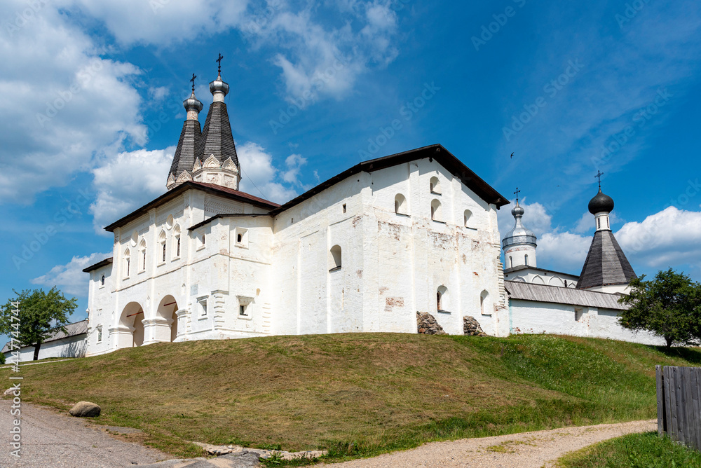 View of the Ferapontov Monastery in the Vologda region of Russia
