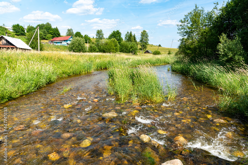 Obraz premium river in the counryside