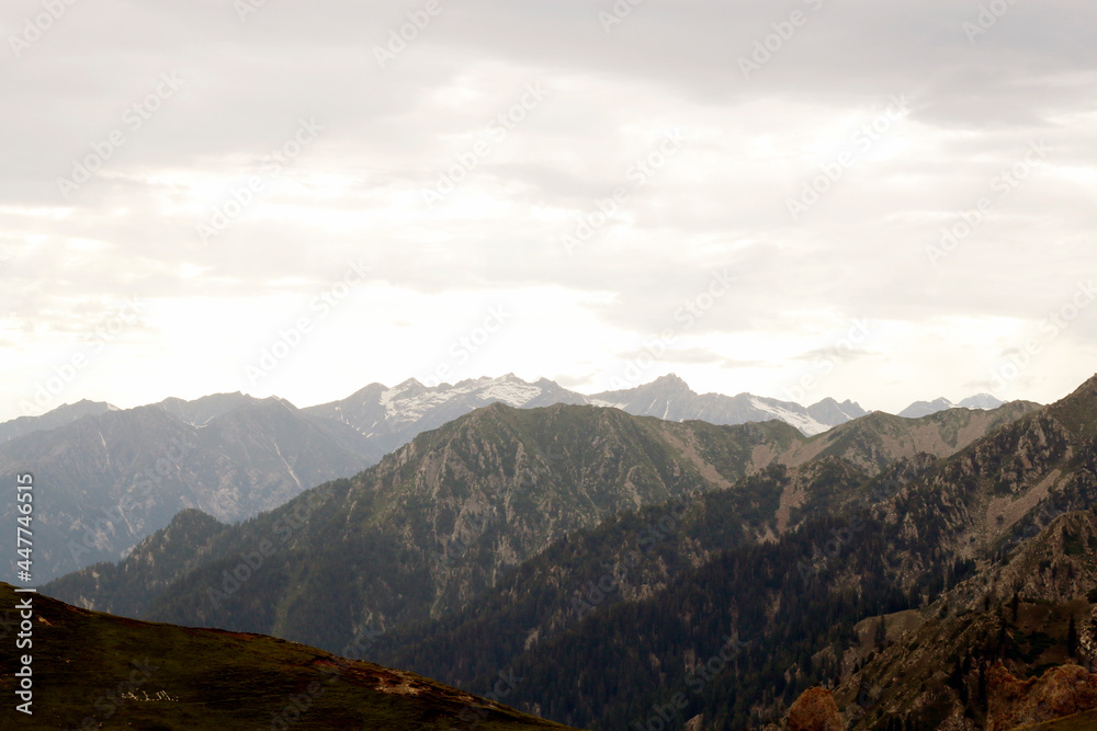 Fototapeta premium Kumrat Valley Beautiful Landscape Mountains View