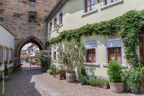Das Haintor in Freinsheim, Rheinland-Pfalz, Deutschland
