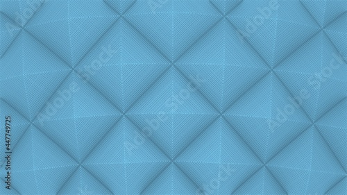 Abstract 3D background with recursive geometric structures.