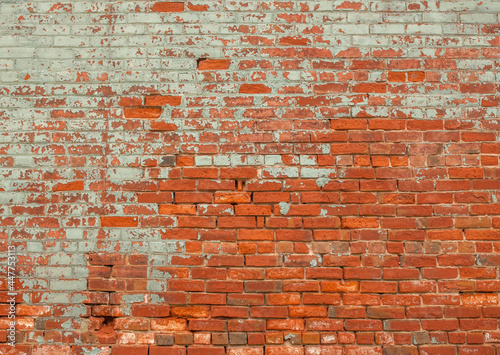 Old Weathered Brick Wall