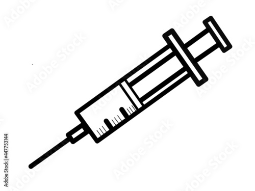 syringe with needle
