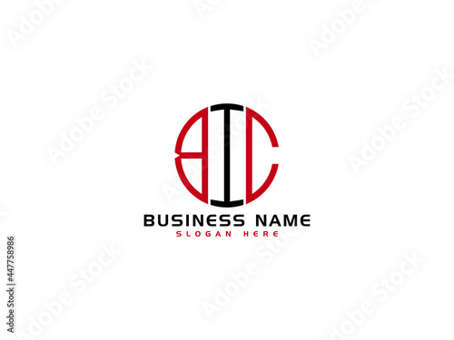 Letter BIC Logo Icon Vector Image Design