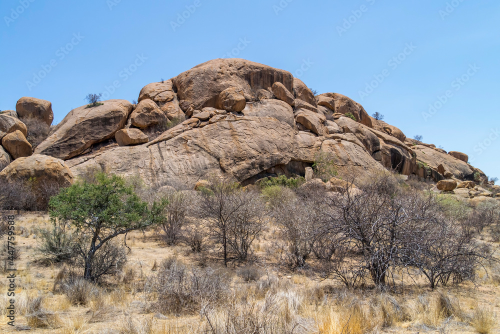Felsige Landschaft, Damaraland, Namibia Felsige Landschaft, Damaraland, Namibia