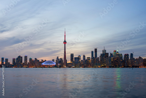 Toronto city skyline  Ontario  Canada
