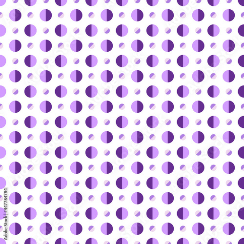 Abstract purple circle dot seamless patterns, Abstract vector wallpaper, Seamless pattern background.