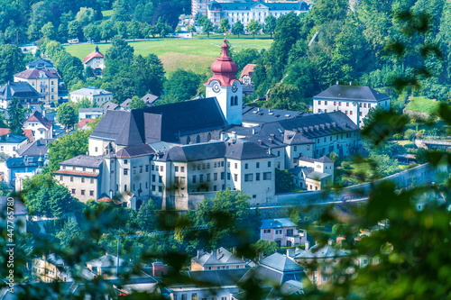 view of the nunnery salzburg nonnberg photo