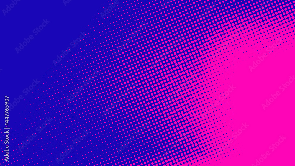 Abstract dots blue purple colors pattern gradient texture background.