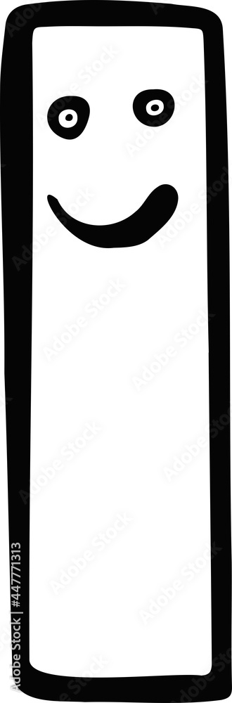 Obraz premium Vector original smiley, emotion line illustration