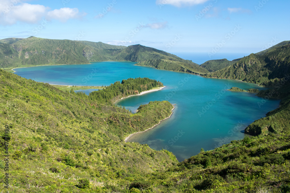 Obraz premium Lagoa do Fogo, San Miguel, Islas Azores