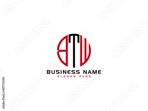 Letter BTW Logo Icon Vector Image Design For New Business photo