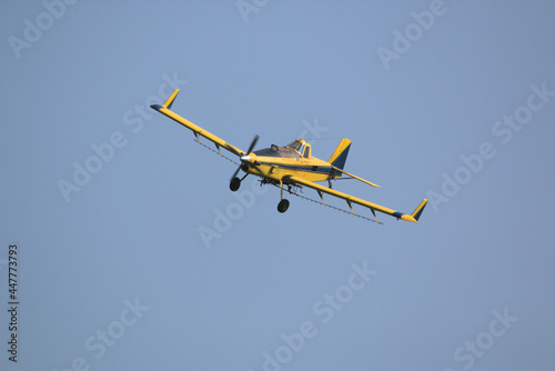 Crop Dusters rely on GPS to find the fields they are hired to spray