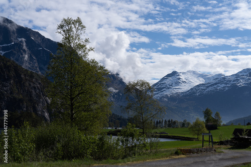 Oppstrynsvatnet, a lake in the municipality of Stryn in Sogn og Fjordan photo