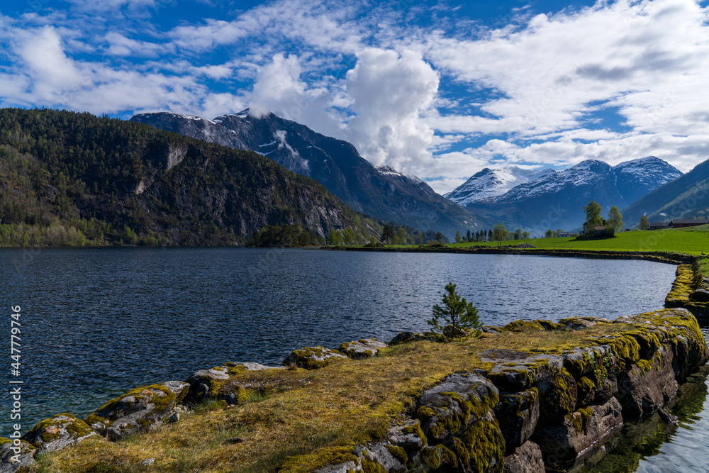 Oppstrynsvatnet, a lake in the municipality of Stryn in Sogn og Fjordan