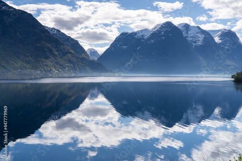 Oppstrynsvatnet, a lake in the municipality of Stryn in Sogn og Fjordan photo