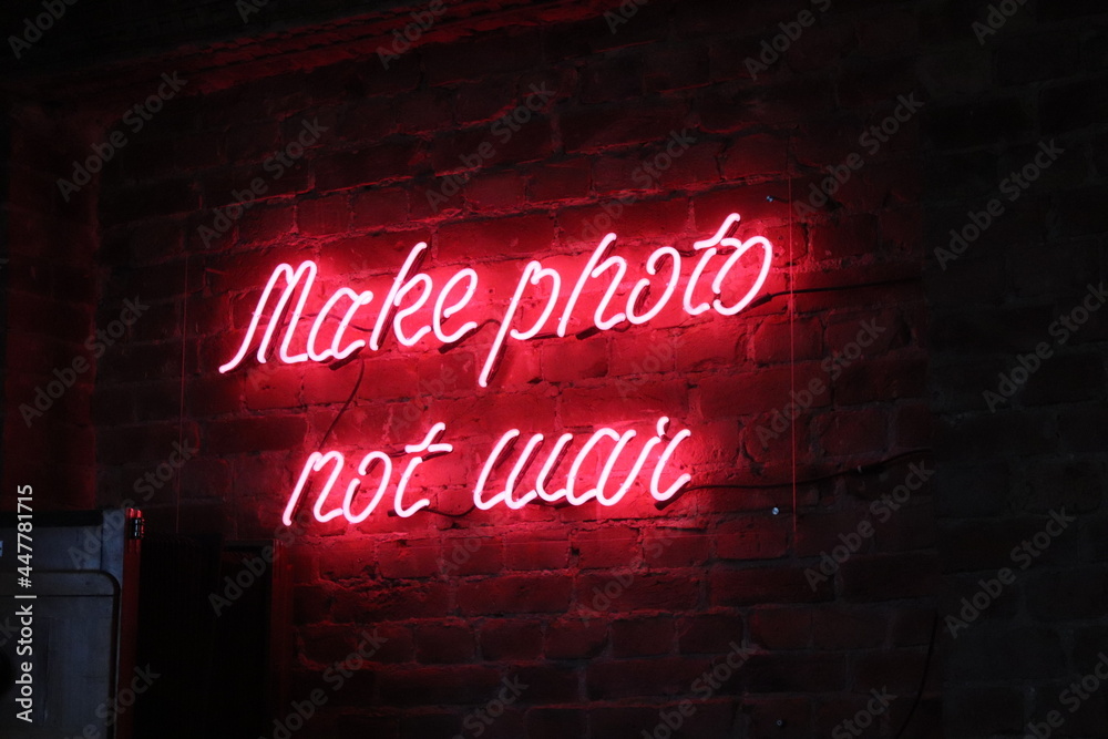 Obraz premium sign on wall