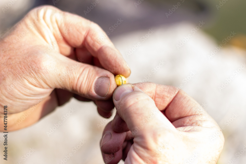 the hands and actions of a fisherman the hands and actions of a fisherman