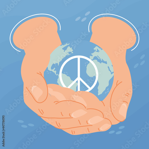 day of peace postcard