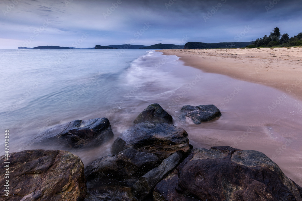 Umina Beach from the rocks at Ettalong Umina Beach from the rocks at Ettalong