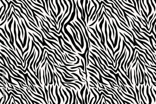 Zebra skin afro print seamless pattern. Abstract animal print.