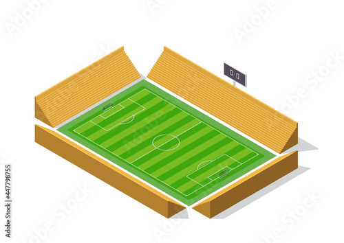 football or soccer stadium