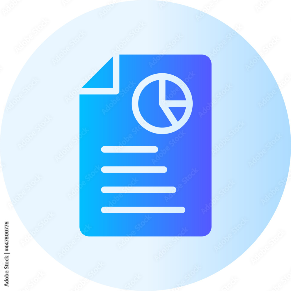 seo report flat gradient icon seo report flat gradient icon