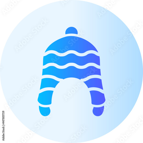 chullo flat gradient icon