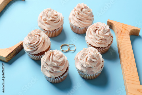 Wedding celebration cupcake...
