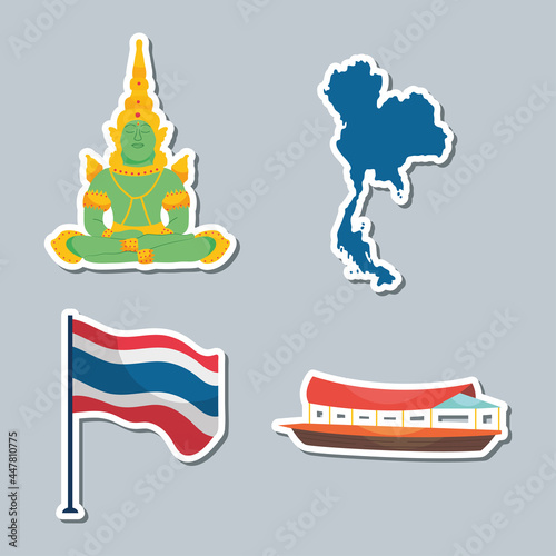 Thailand iconic symbols