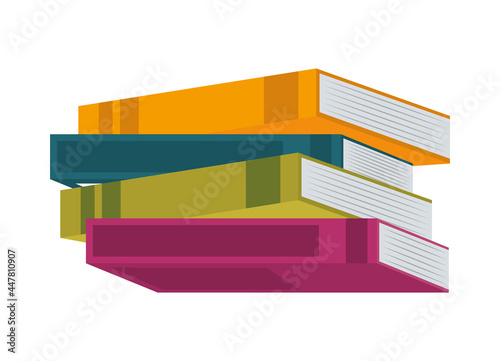 pile books literacy