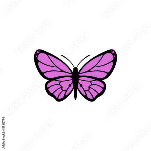 Butterfly icon design template vector isolated illustration © haris