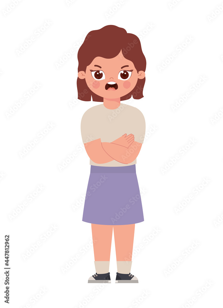 angry young female angry young female