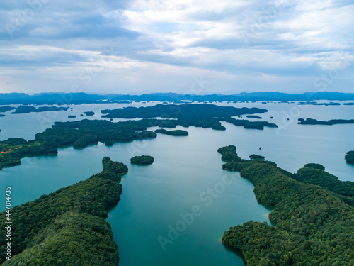 Aerial photography of Qiandao Lake