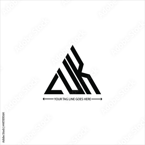 LUK letter logo creative design. LUK unique design