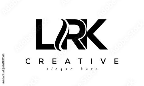 Letter LRK creative logo design vector	 photo