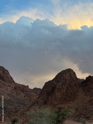 sunrise in the mountains      