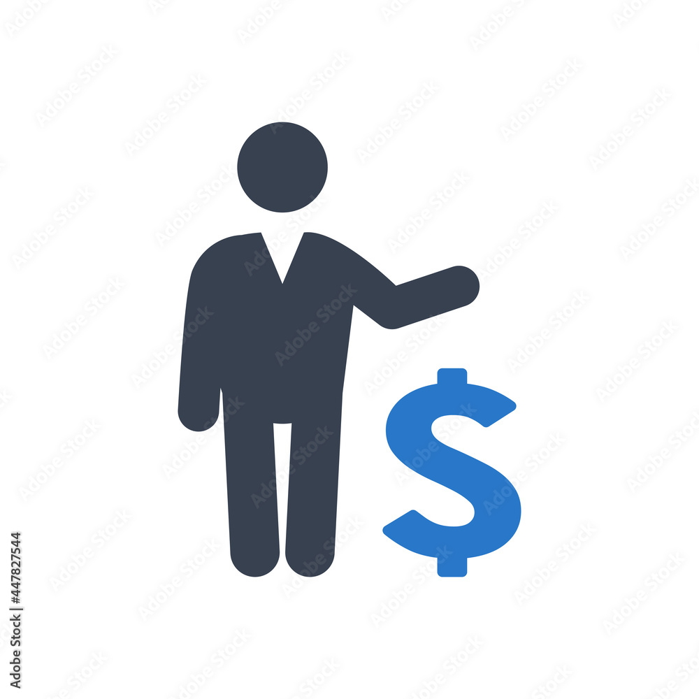 Business profit icon vector graphic illustration Business profit icon vector graphic illustration