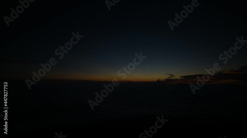 富士山　御来光タイムラプス　雲海