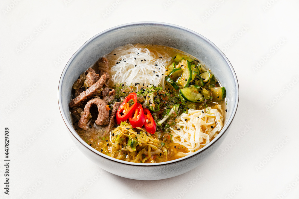 asian soup in the bowl asian soup in the bowl