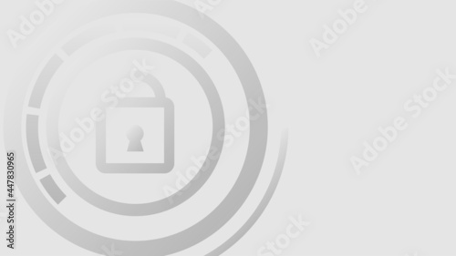 Cyber security vector design template background for presentation prepare and advertisement for anti internet anti cyber attack, next generation firwall protect information for organization