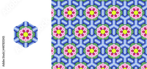 Dan-cheong. Korean traditional decorative patterns of temples.